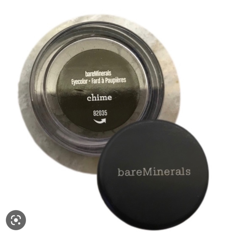 COPY - BareMinerals eyecolor eyeshadow Chime gray taupe color powder mini pod